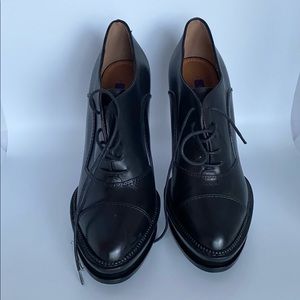 ⭐️⭐️Ralph Lauren Purple Label Black Leather Boots.